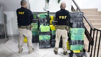 PRF apreende armas e quase três toneladas de maconha na BR-040