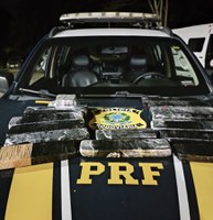 PRF apreende maconha em ônibus intermunicipal