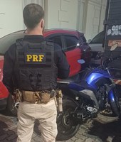 Motocicleta clonada é apreendida na Ponte Rio-Niterói