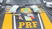 PRF apreende entorpecente e prende motorista na Dutra