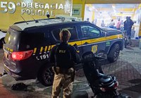 Motocicleta adulterada é apreendida na Rodovia Washington Luiz