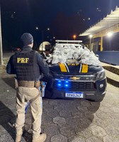 Na Região Serrana, PRF intercepta homem por tráfico de drogas
