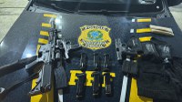 PRF prende casal transportando armas de fogo e munições no Rio de Janeiro
