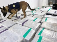 PRF apreende cerca de três toneladas de maconha em caminhão frigorífico no RJ