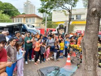 PRF promove ação de “Educação para o Trânsito” em praça pública no interior do Rio