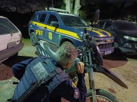 Motocicleta adulterada é apreendida na BR-040