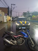 Na Baixada Fluminense, PRF recupera motocicleta adulterada