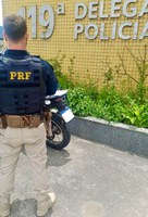Em Rio Bonito, PRF apreende motocicleta adulterada