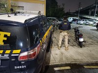 PRF recupera motocicleta com sinais de adulteração na BR-040