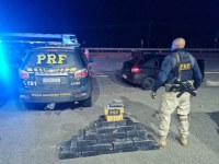 Em Seropédica/RJ, PRF apreende mais de 180 kg de drogas na BR-116