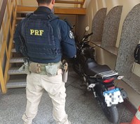 Motocicleta adulterada é recuperada em Itatiaia