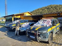 Na BR-101, PRF apreende crack, cocaína, maconha, ecstasy e rádios comunicadores