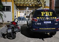 Na Rio-Magé, PRF intercepta moto adulterada