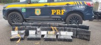 PRF apreende cerca de 180 quilos de maconha na Baixada Fluminense