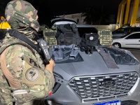 PRF recupera carros usados por milicianos na Baixada Fluminense