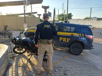 PRF apreende motocicleta adulterada na Baixada Fluminense