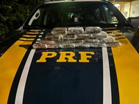 Em Itatiaia, PRF apreende quase dois quilos de haxixe