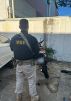 PRF recupera motocicleta adulterada na Zona Norte do Rio
