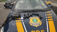 PRF apreende 2 armas de fogo em Duque de Caxias