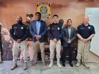 Superintendente da PRF no Rio de Janeiro recebe visita institucional de dirigentes do Consulado dos EUA