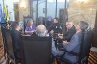Superintendente da PRF no Rio de Janeiro realiza visita institucional a Presidente do TRT
