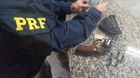 PRF apreende arma de fogo e munições em Itatiaia