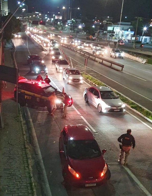 Três condutores foram presos por embriaguez durante Operação Rota Brasil 2022 no RN