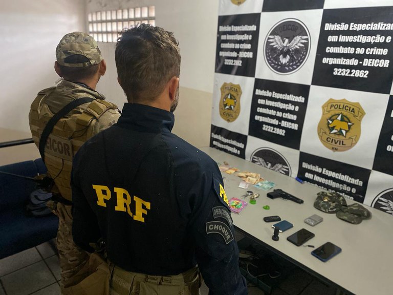 PRF participa de operação deflagrada pela DEICOR para desarticular organização criminosa especializada em roubos a cofres de postos de combustíveis no Rio Grande do Norte