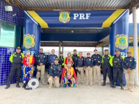 PRF, DETRAN, Guarda Municipal de João Câmara e DEMUTRAN São Gonçalo do Amarante/RN realizam ação educativa