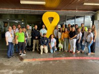 PRF participa de ação educativa promovida pela SESAP para lançamento do Maio Amarelo no Hospital Monsenhor Walfredo Gurgel em Natal/RN