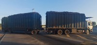 PRF flagra veículos com excesso de peso na BR-406 em Ceará-Mirim/RN