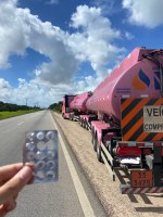 PRF flagra graves irregularidades em veículos durante fiscalização na BR-406, em São Gonçalo do Amarante/RN