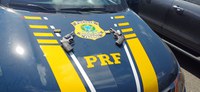 PRF prende homem que portava dois revólveres com a numeração raspada em Macaíba/RN