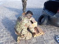 Em ação conjunta PRF e Deicor apreendem 106kg de maconha na cidade de Canguaretama/RN