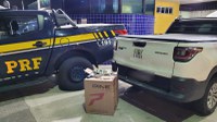 PRF prende homem por porte ilegal de arma, adulteração de veículo e contrabando em São Gonçalo do Amarante/RN