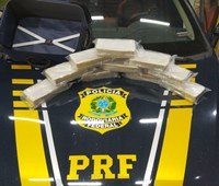 PRF apreende mais de 10 quilos de crack na BR 158