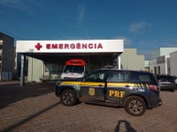 PRF escolta recém-nascido até o aeroporto de Frederico Westphalen