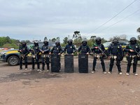 Força de Choque da PRF realiza prontidão na região de Iraí/RS