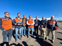 PRF faz sobrevoo com governador e ministros de estado em áreas afetadas pelo ciclone no RS