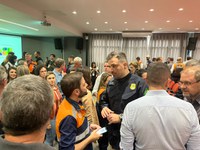 PRF participa de reunião do Presidente da República em exercício com o Governador e Prefeitos no RS