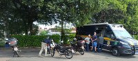 PRF realiza Cinema Rodoviário durante Semana Nacional de Trânsito em São Leopoldo/RS