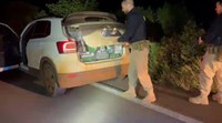 PRF prende homem por contrabando e recupera carro clonado em Soledade