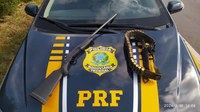 PRF prende homem portando ilegalmente arma