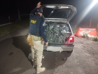 PRF prende homem com mais de 10 mil maços de cigarros em Santiago