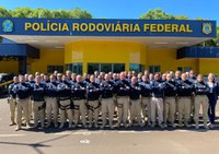 Gestão da PRF no RS realiza reunião com o efetivo da Delegacia em Ijuí