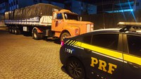 PRF apreende carreta com carga milionária importada ilegalmente