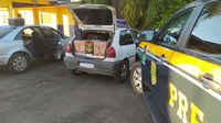 PRF apreende dois carros abarrotados de bebidas em Rosário do Sul