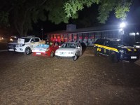 PRF e BM prendem dois criminosos por contrabando de cigarros