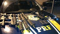 PRF prende casal com quatro espingardas semi-automáticas turcas