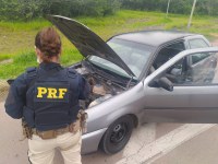 PRF recupera carro e prende receptador em Eldorado do Sul